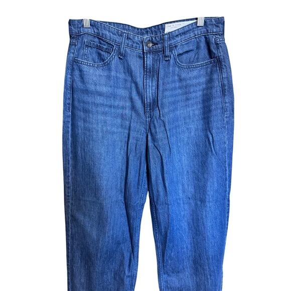 Rag And Bone Lori Mid Rise Wide Leg Jeans Dark Wash Blue Size 28 - Picture 4 of 14